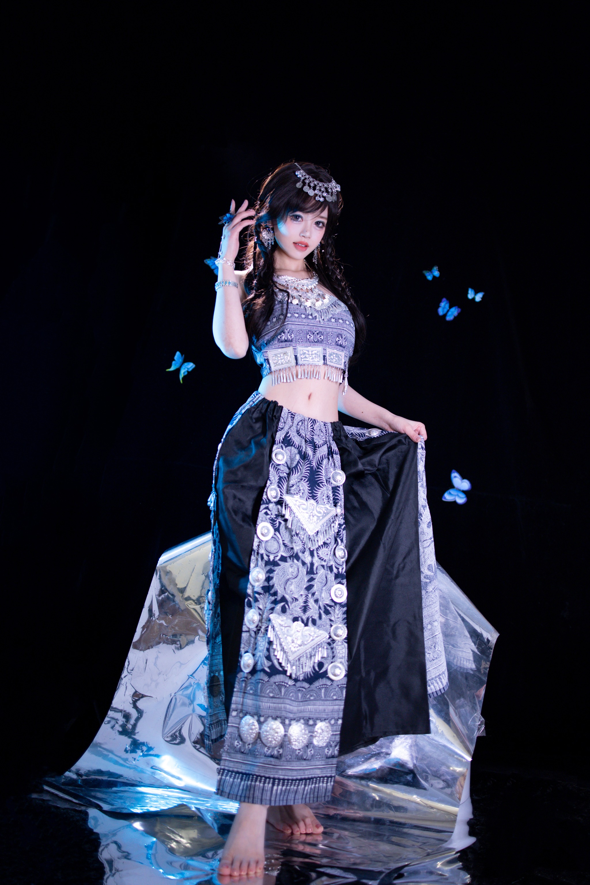 星黛鹿鹿i - NO.008 苗疆蓝蝶[52P]-XikXak